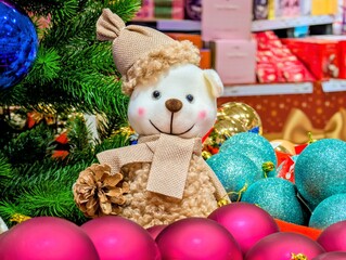 Christmas toys and gifts at the supermarket