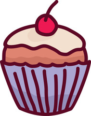 Party Sweets Food Hand Drawn