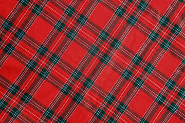 Christmas Tartan Plaid Seamless Design Checkered plaid. Cloth Pattern background New year textile...