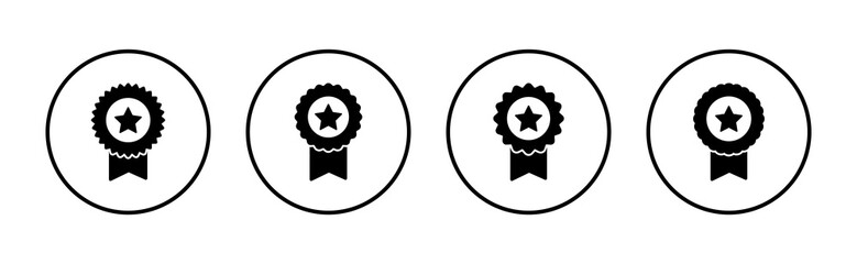 Badge icon vector. Awards icon vector. Achieve sign and symbols. Stamp