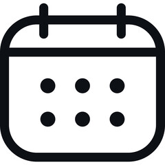 Calendar Icon Graphic  