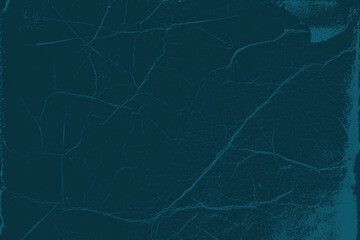 Distressed Blue Leather Background Texture.