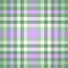 Stylish plaid pattern in serene greens and lavender. Perfect for backgrounds, textiles, fashion design, or branding. A calming and versatile design element.