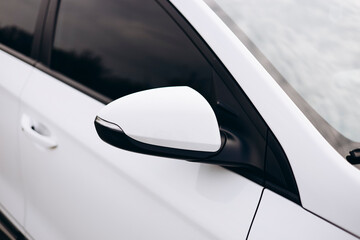 Sleek design of modern electric vehicle exterior