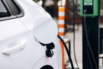 Charging an electric vehicle at a public station