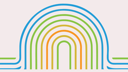 Minimalist oscillating line pattern with subtle wave like motion suitable for backgrounds textures and graphic design elements