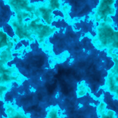 Abstract blue and green cloud-like pattern with dark and light shades, creating a dynamic and textured visual effect.