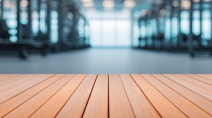 Enhancing fitness experience gym floor with machines indoor environment abstract concept