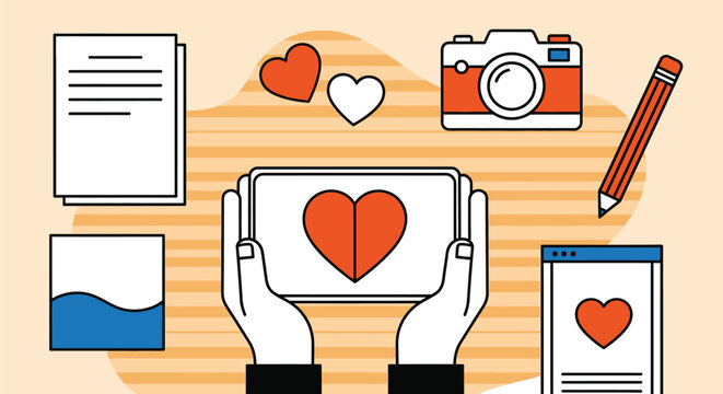 Share your creative passion with others through online portfolio work