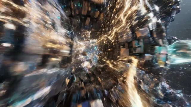 Innovative Tech and Engineering Concept with Organic Flowing Patterns and Abstract Design, Creating a Surreal, Fantasy-Inspired Digital Background