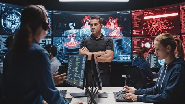 3230155 491 Incident Response and Cybersecurity Operations, incident response and cybersecurity operations with an image showing security teams coordinating response efforts during a cyber  11658186 1