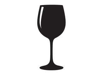 wine glass logo silhouette vector, various wine glasses silhouette vector illustration, wineglass or drink cocktails vector logo, wine drink glass logo silhouettes vector on white background