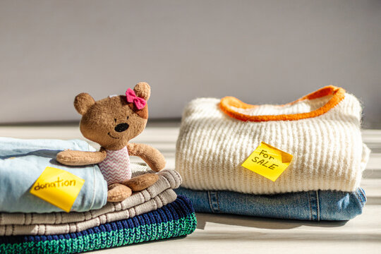 Clothing classification for sale and donation items