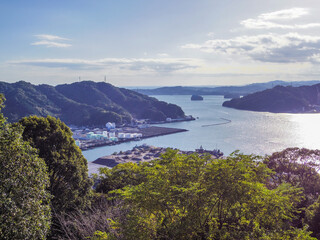 Fototapeta premium 【高知県】高知市・五台山展望テラス