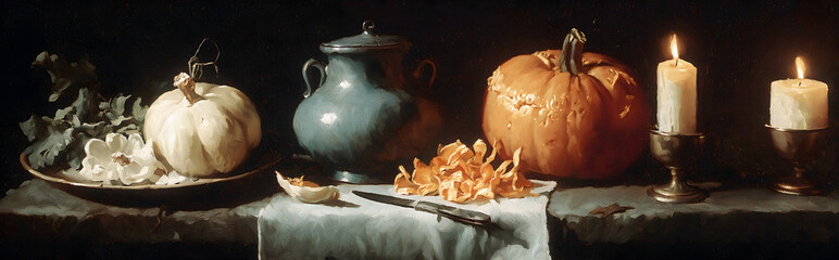 "Pumpkin Evolution" Halloween Core Symbol, Jack-o'-Lantern Transformation