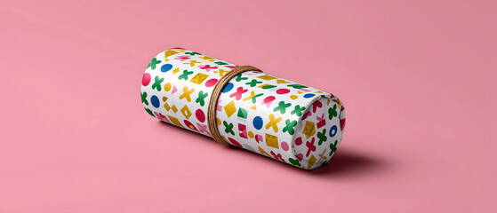 Funky Christmas wrapping paper makes me smile, its playful design brightens my day and anticipates cheerful celebration