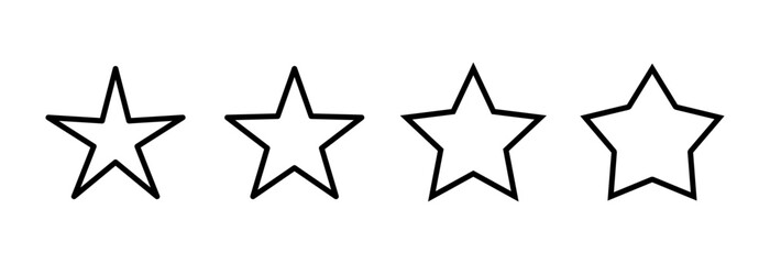 Star Icon vector illustration. rating sign and symbol. favourite star icon