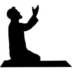 Silhouette Muslim Praying