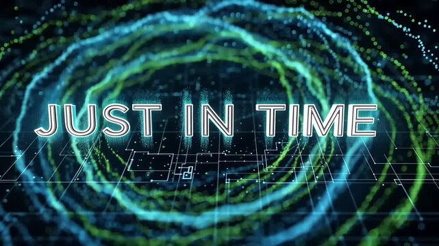 Just In Time - A Dynamic Visual Representation of Efficiency.