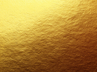 Naklejka premium A textured gold surface with subtle organic ripples and highlights across the frame.