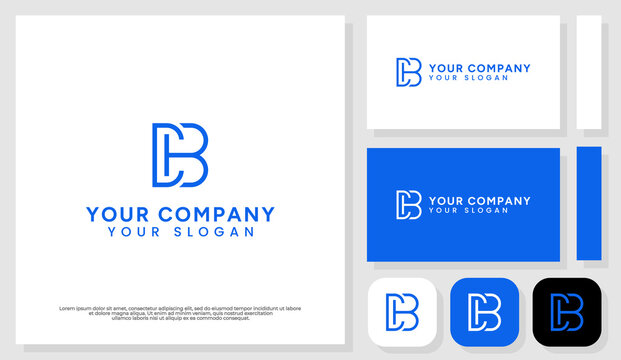 A stylish interlocking C and B monogram, suitable for personal branding, startups, and modern businesses.