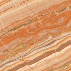 Stunning natural orange onyx marble texture with intricate golden veins and subtle cracks creating a luxurious, earthy backdrop for sophisticated designs.