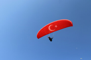Paragliding take off runway / Oludeniz / Fethiye / Turkey