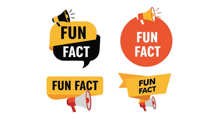 Discover fun facts with these vibrant modern vector designs today