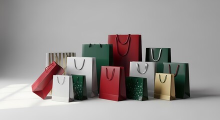 A Collection of Festive Paper Gift Bags