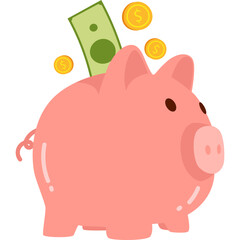 Piggy Bank Illustration