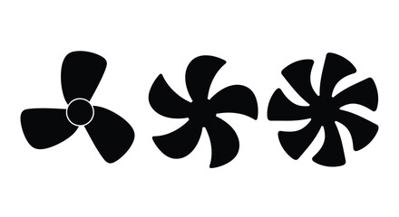 Dynamic fan blade variations spinning energy for modern design needs