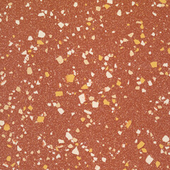 Red Terrazzo Texture Close-Up Texture