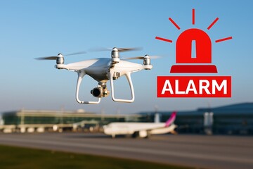 Drohnenalarm am Flughafen