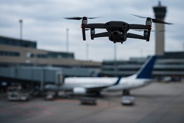 Drohnenalarm am Flughafen
