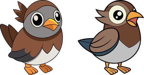 bird cute character, forest bird vector, adorable animal illustration, flying bird drawing, colorful bird artwork, jungle wildlife poster, friendly bird clipart, kids nature design, funny bird cartoon