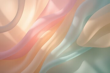 Sheer chiffon fabric floating in the air soft pastel transparency weightless layers dreamy diffused lighting delicate fairy-like atmosphere