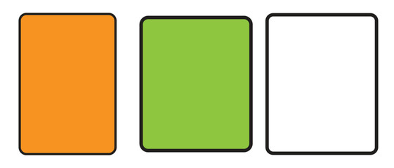 Colorful rectangle vector shapes set, simple graphic design elements, isolated icon collection for business, web illustration and creative layout use