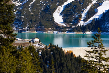 Kops Stausee, Vorarlberg, Österreich