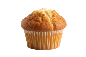 delicious muffin in a paper cup, perfect for any occasion . Isolated on transparent background, png