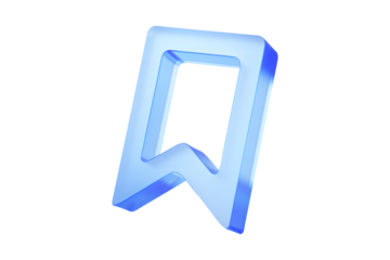 Bookmark social media Icon isolated on a white background