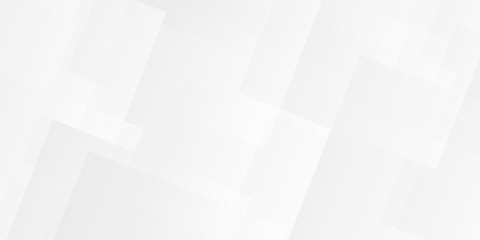 Obraz premium Abstract vector minimal tech gradient white, gray creative triangle geometric technology space rectangle randomly arranged white line background. paper web overlap presentation design. 