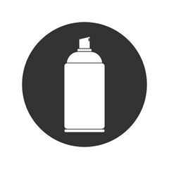 Spray bottle icon isolated on transparent background