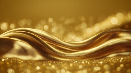 Gold background with rich metallic texture, luxurious design element