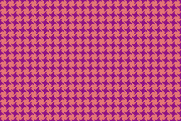 Vibrant pink and purple houndstooth pattern.  Perfect for textile design, fashion, website backgrounds, or any project needing a bold geometric texture.