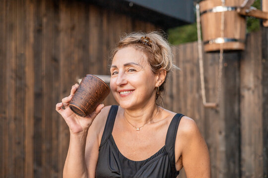 Woman relaxing at a tranquil day spa setting