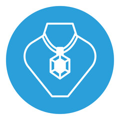 Necklace Vector Icon which can easily modify or edit