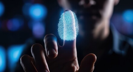 Digital fingerprint scan for biometric security and identity verification