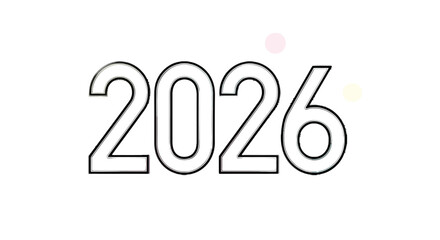 Welcome the New Year 2026 with Artistic Flair and Stylish Design Elements, Perfect for Celebrations, Invitations, and Festive Occasions, Ready to Download Now