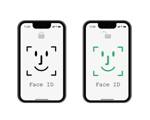 Verification ID is an illustration of Verification ID using system of face recognition and personal ID. The concept is take a photo by holding their own ID to get verified. Vector illustration.