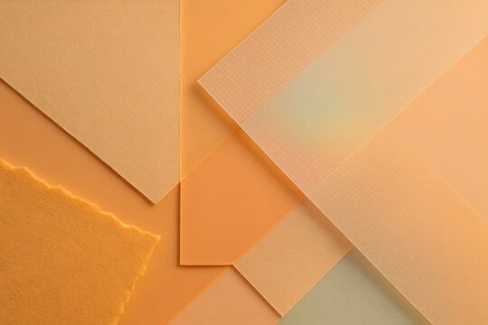Pastellfarbene Arbeitsmaterialien - geschichtet - Apricot
